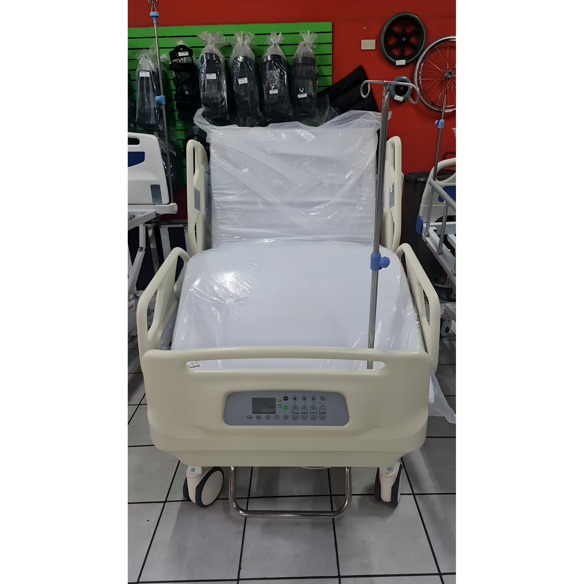 Cama hospitalaria eléctrica para cuidados intensivos 5 movimientos