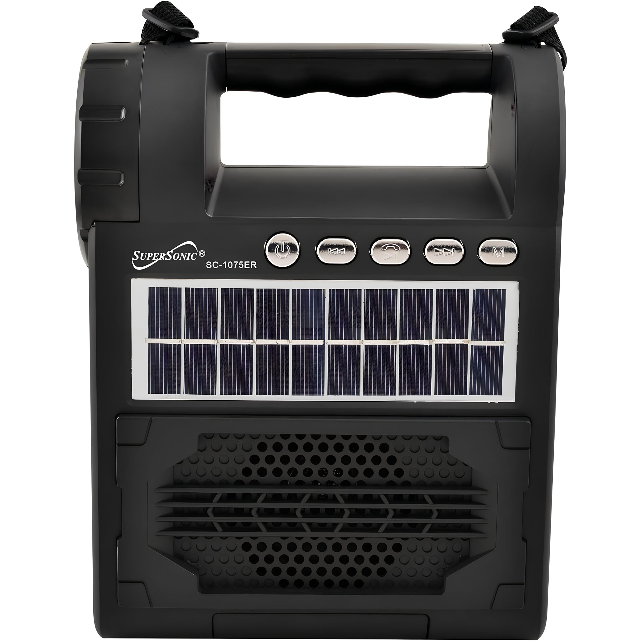 Radio linterna con Bluetooth y panel solar