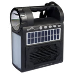 Radio linterna con Bluetooth y panel solar