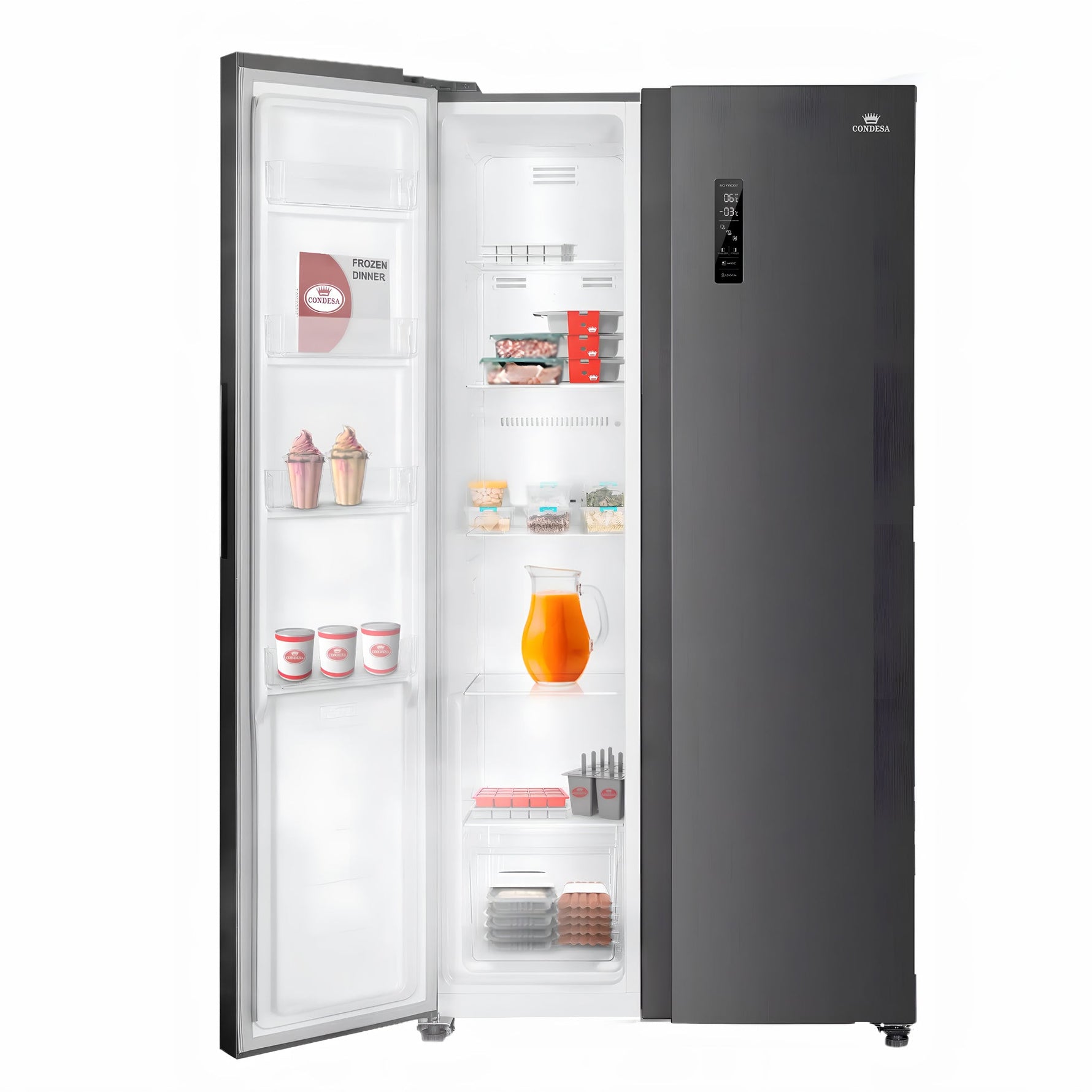 Refrigerador de 2 puertas de 21 pies cúbicos
