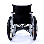 Silla de ruedas todoterreno manual  de acero de alta resistencia y llantas inflables