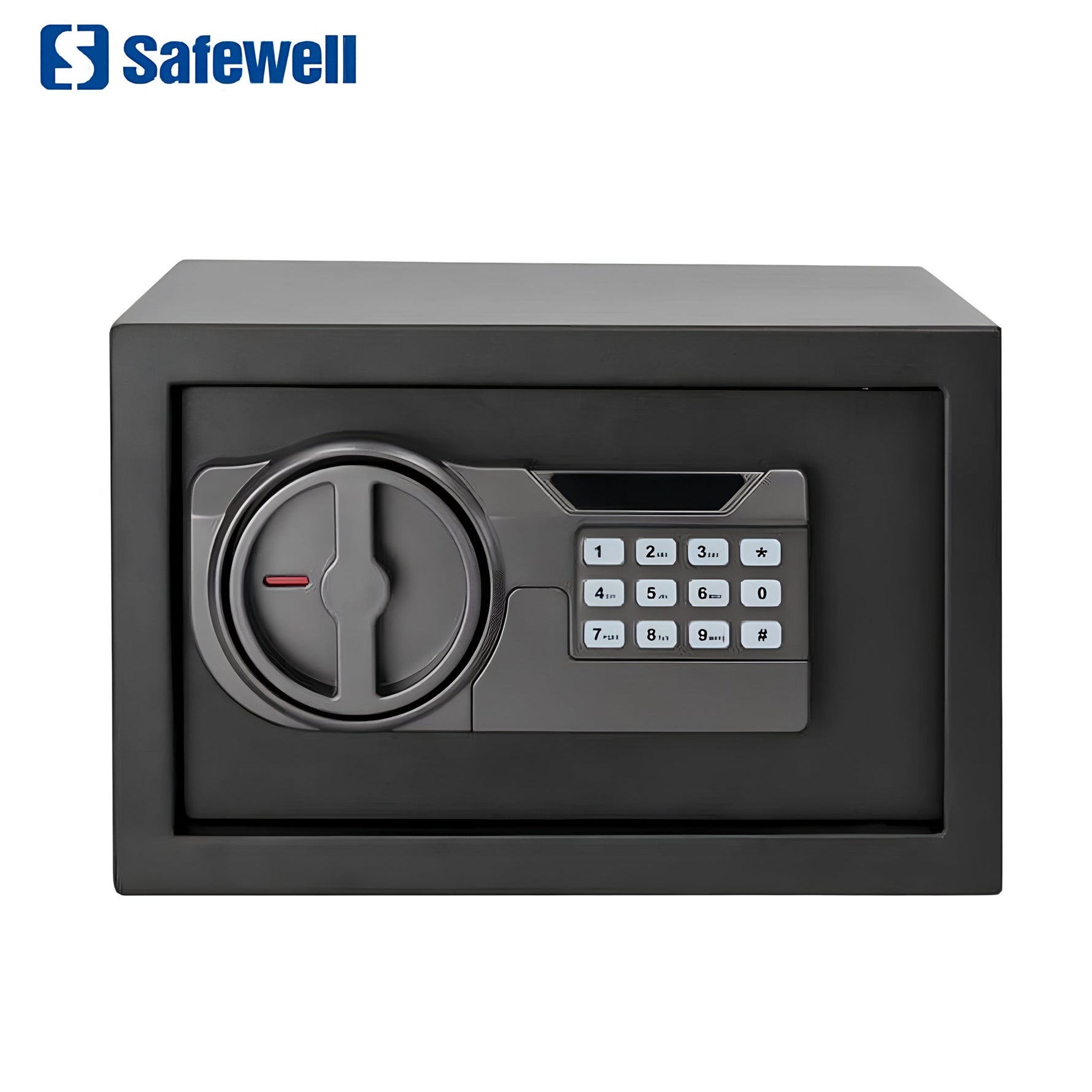 Caja de seguridad electrónica con cerradura de llave