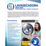Combo de lavadora y secadora de carga frontal