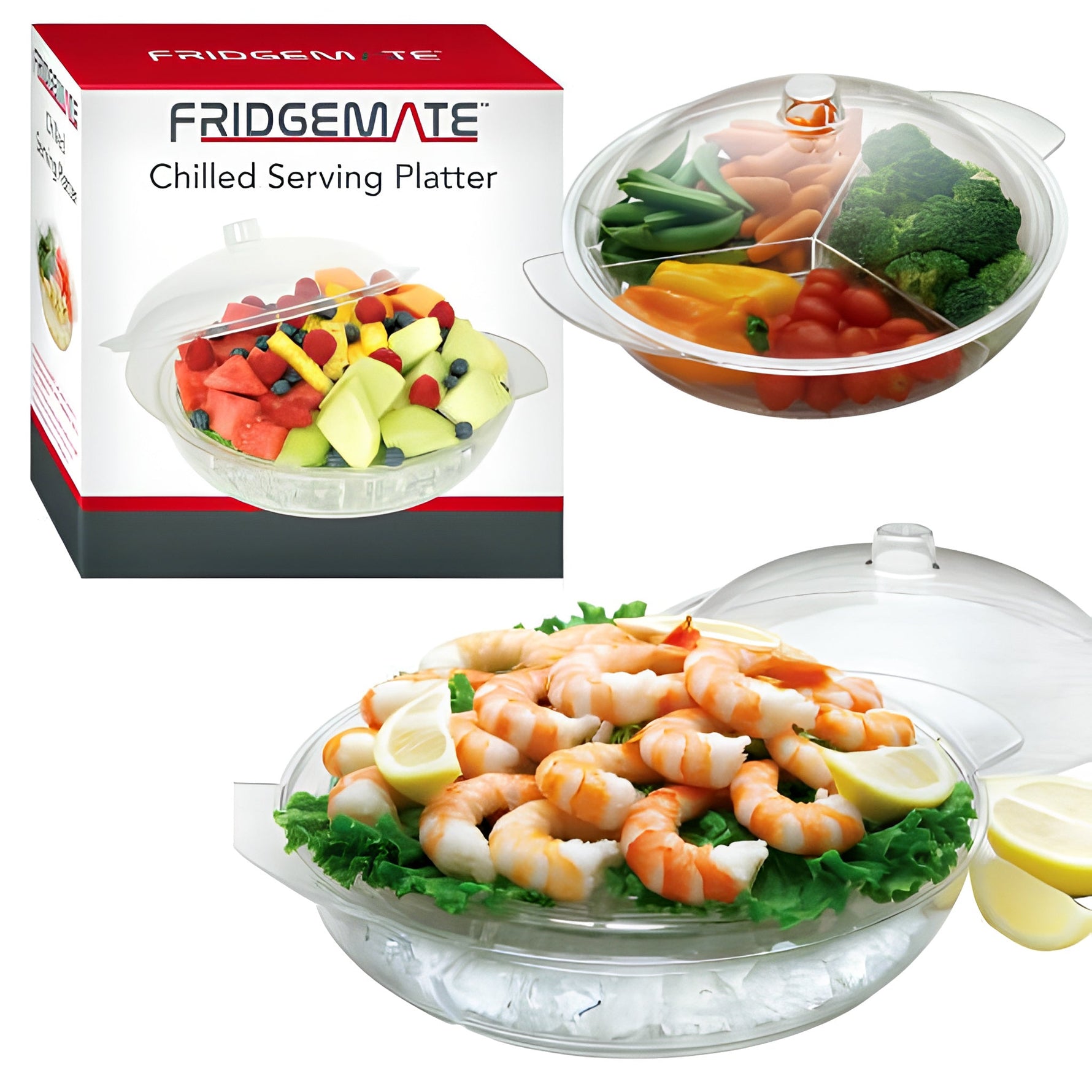Centro de Servicio para Frutas y Verduras con Sistema de Enfriamiento y Tapa Protectora