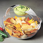 Recipiente Multiusos de Acrílico para Aperitivos (Taza de Inmersión y Asa Integrada)