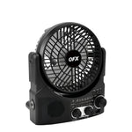 Radio Ventilador 4 en 1 Solar Recargable (6 Pulgadas)