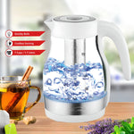 Tetera Eléctrica de Vidrio Borosilicato 1.7 Litros