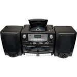 Minicomponente Estéreo Vintage (CD, Cassette, USB, Bluetooth)