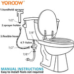 Bidet Rociador de Mano Portátil y Versátil