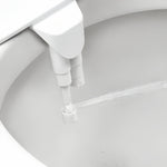 Bidet Delgado de Doble Boquilla para Inodoro