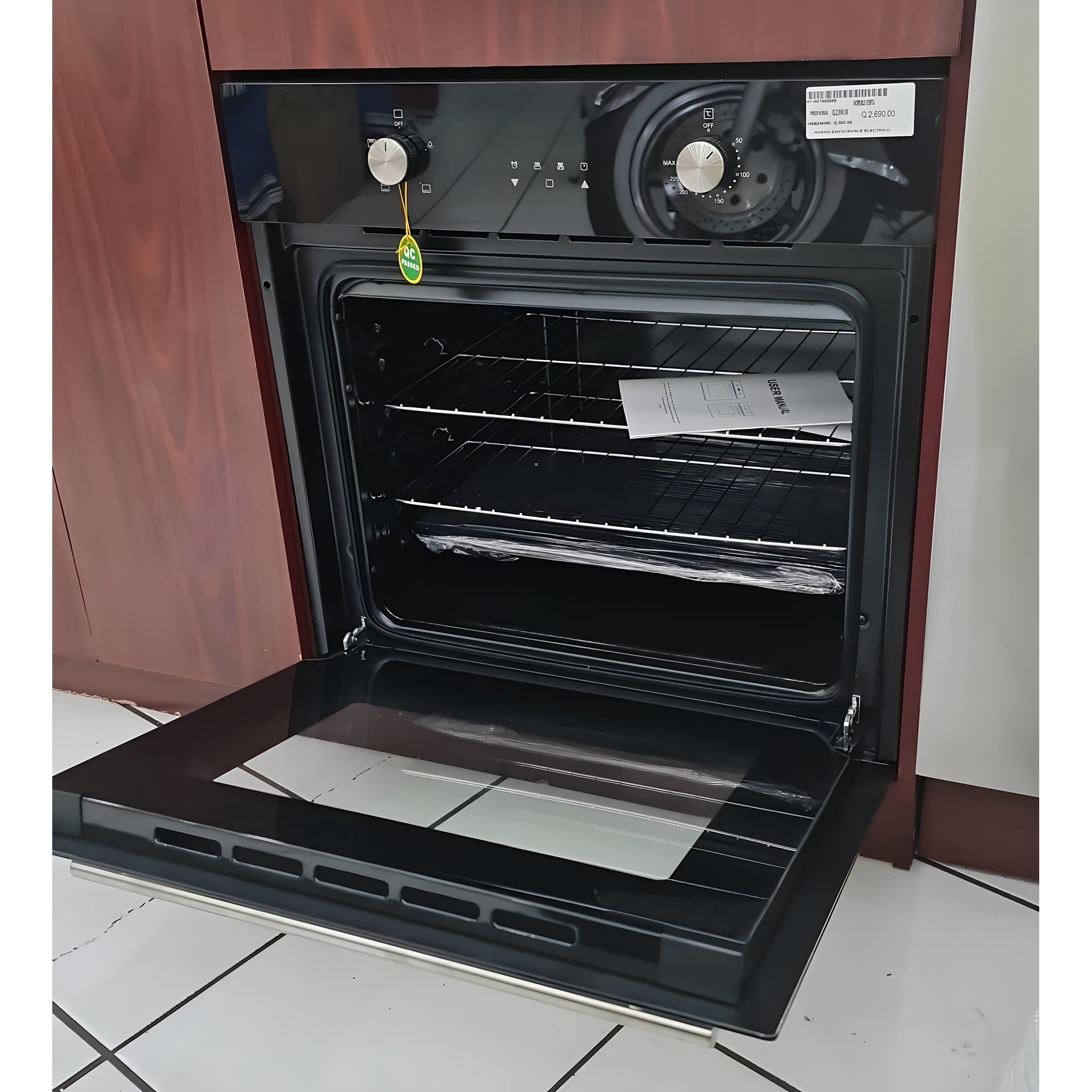 Horno Empotrable Eléctrico 22" (Vidrio Templado)