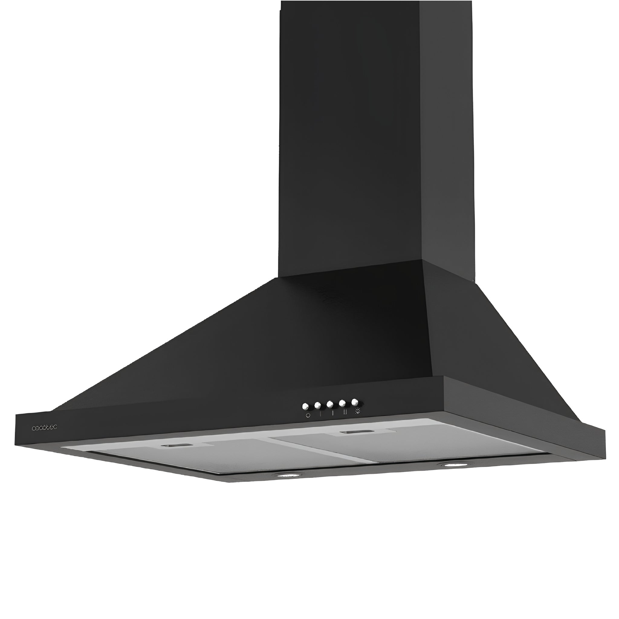 Campana Extractora de Olores de 60 cm (Negro)