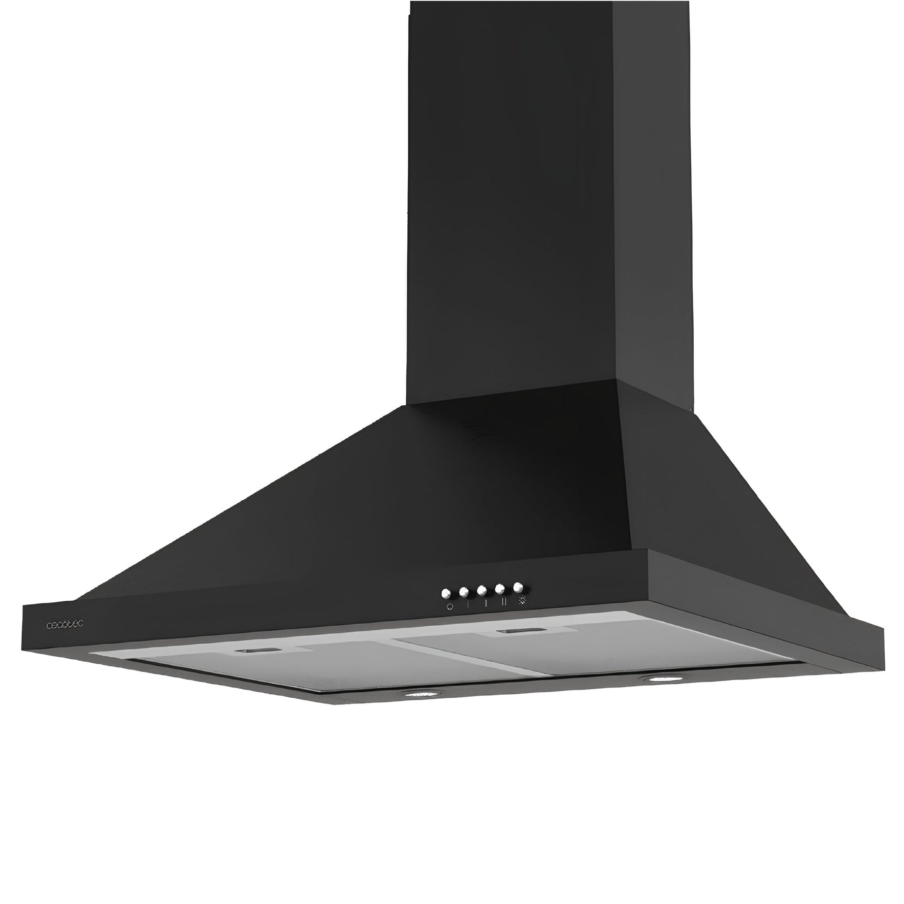 Campana Extractora de Olores de 60 cm (Negro)