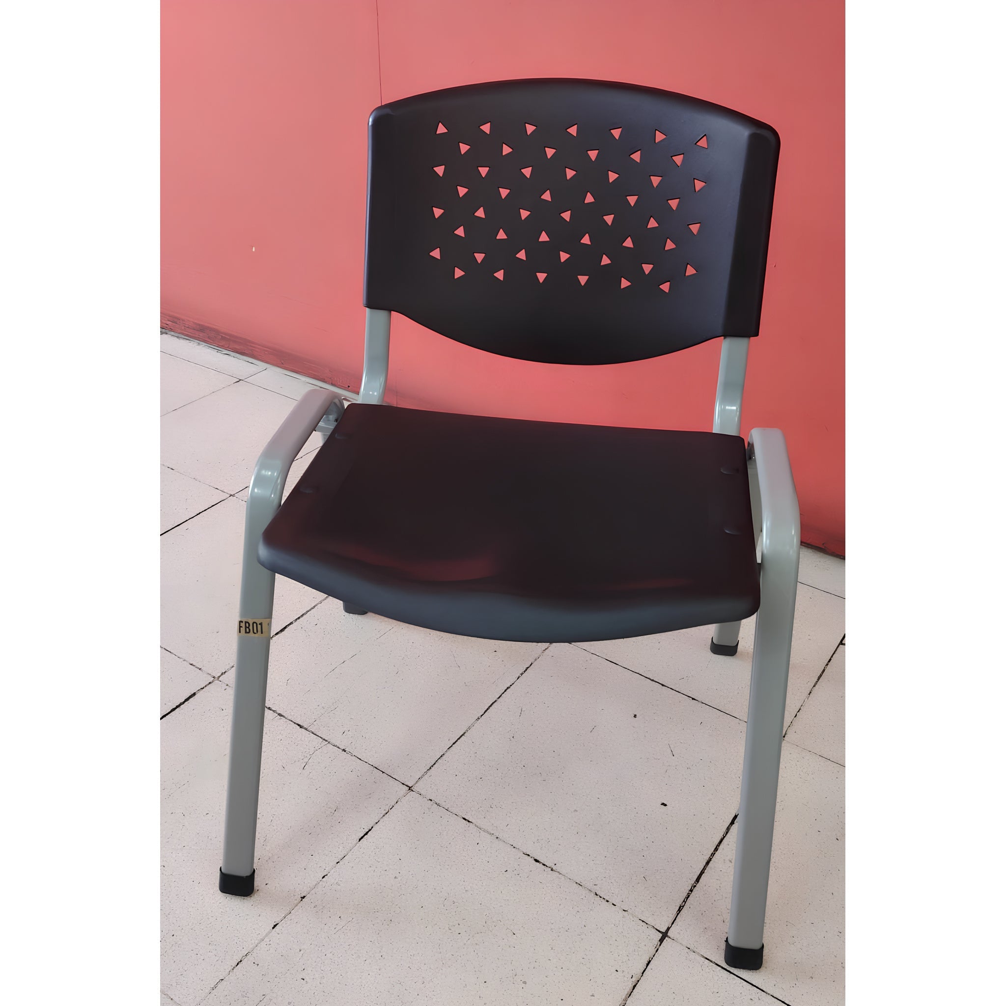 Silla de espera concha plástica