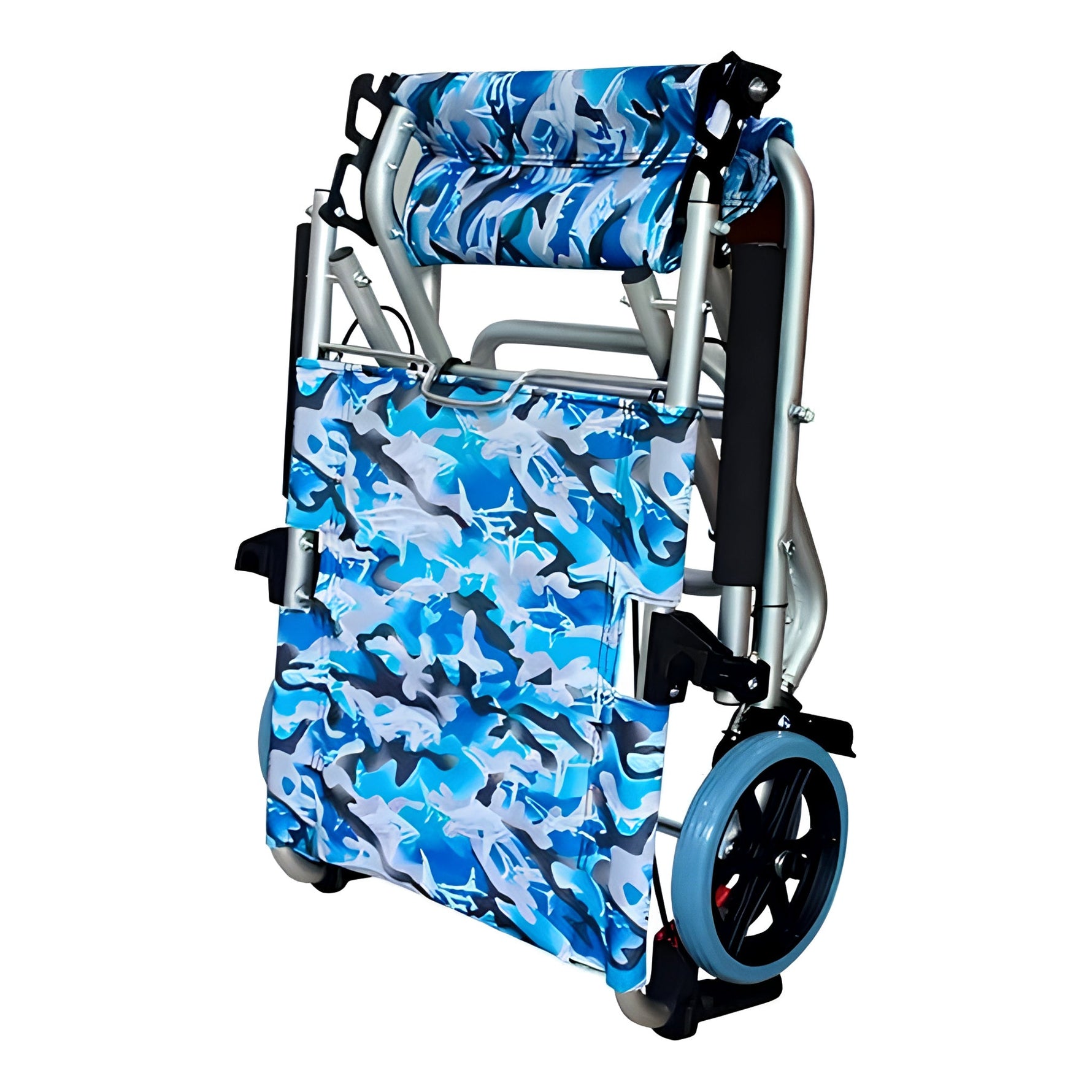 Silla de Ruedas de Transporte y Viaje Compacta