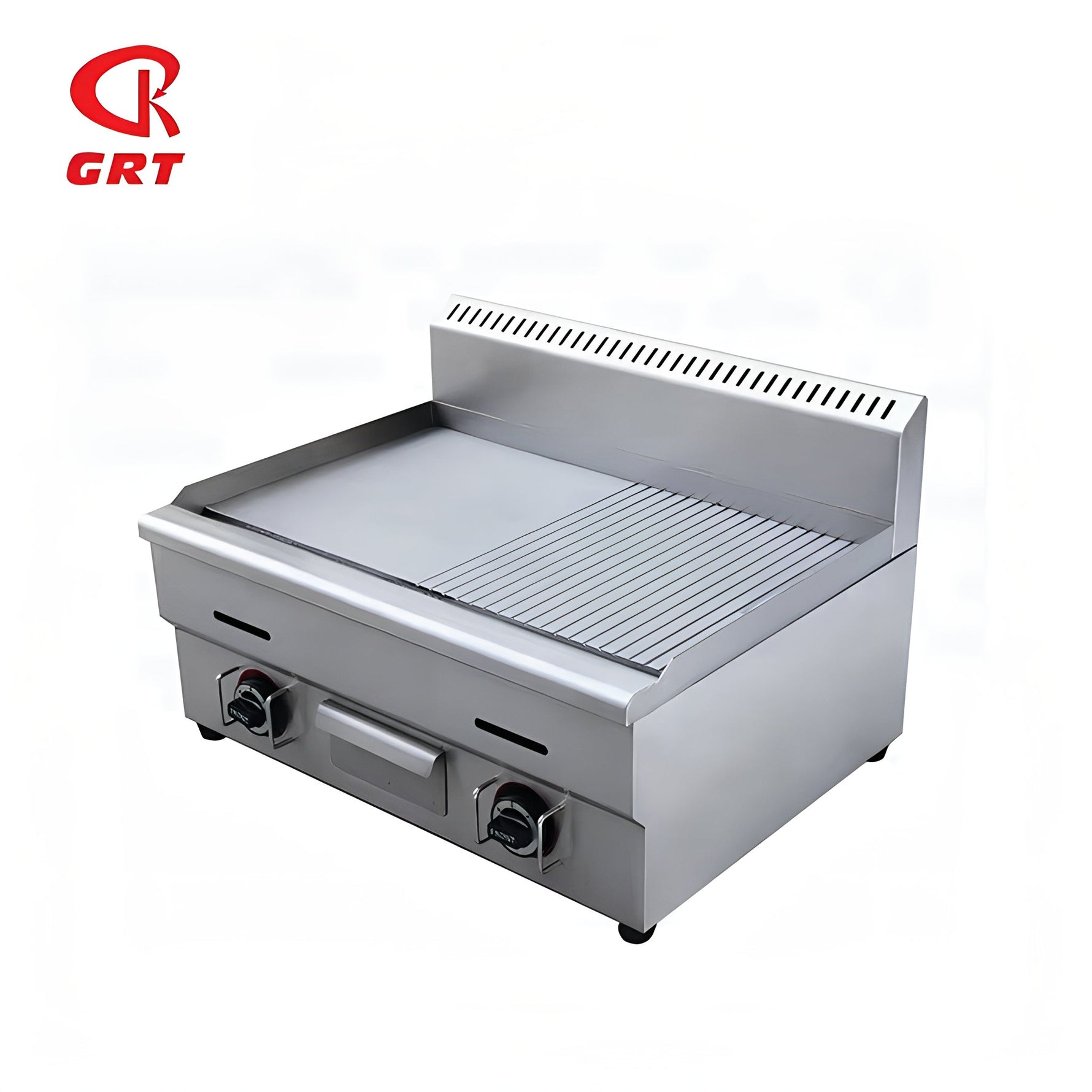 Plancha para Alimentos a Gas de Acero Inoxidable