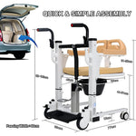 Silla de Transferencia Hidráulica para Pacientes