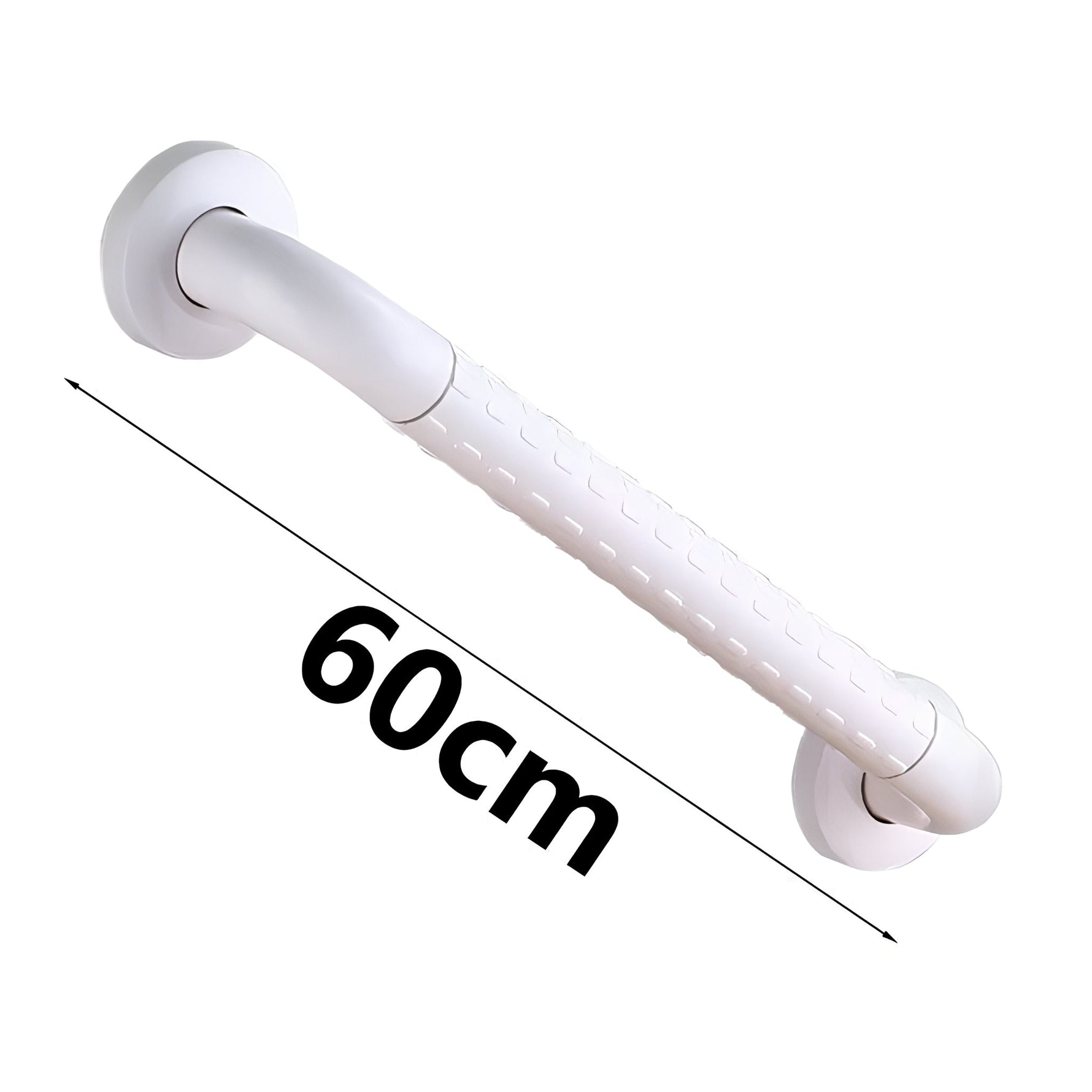 Barra de Apoyo Blanca para Baño de 60 cm