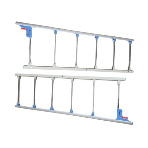 Set de 2 barandas plegables para camas hospitalarias ABM MEDICA CARE