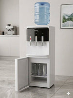 Dispensador de Agua de 3 Temperaturas y refrigerador abajo