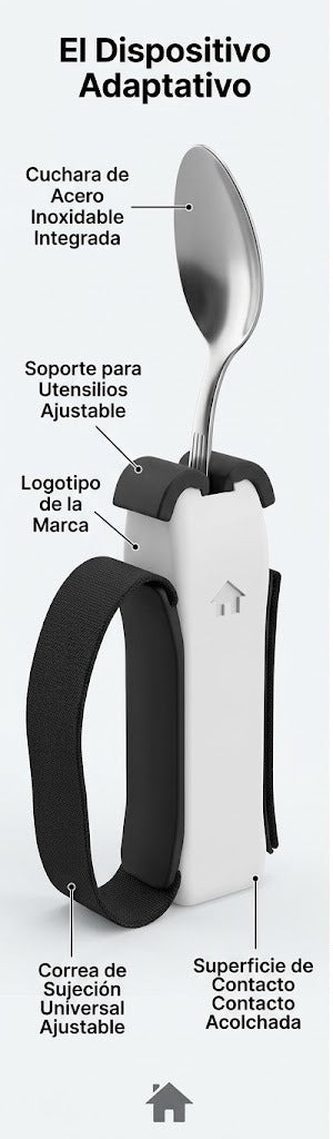 Mano firme soporte adaptativo paro cubierto
