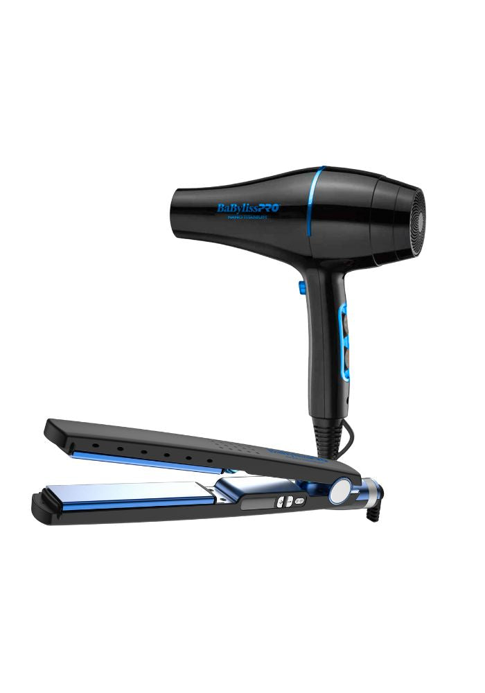 Combo Secadora y Plancha de Edición Limitada Nano Titanium