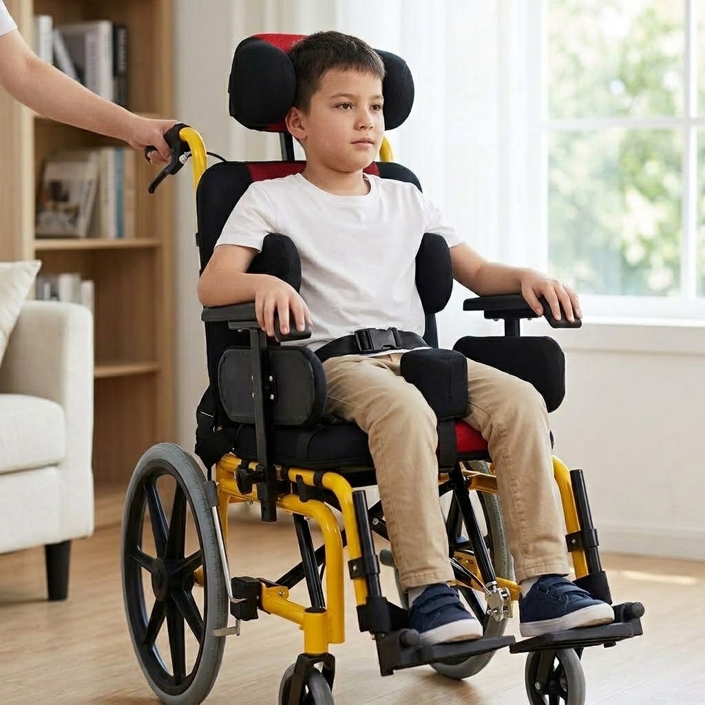 Silla de ruedas para cuadrapléjicos