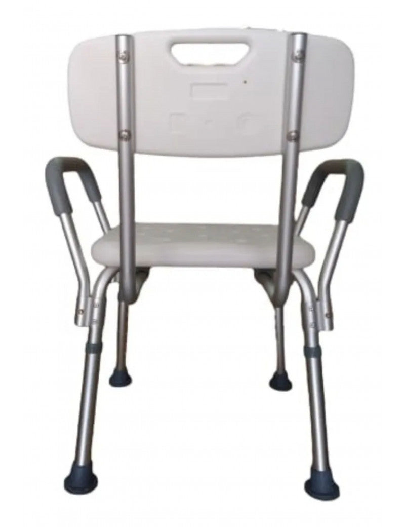 Silla para Ducha con Respaldo y apoya brazos