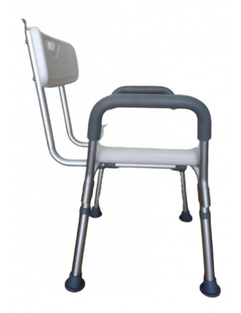 Silla para Ducha con Respaldo y apoya brazos