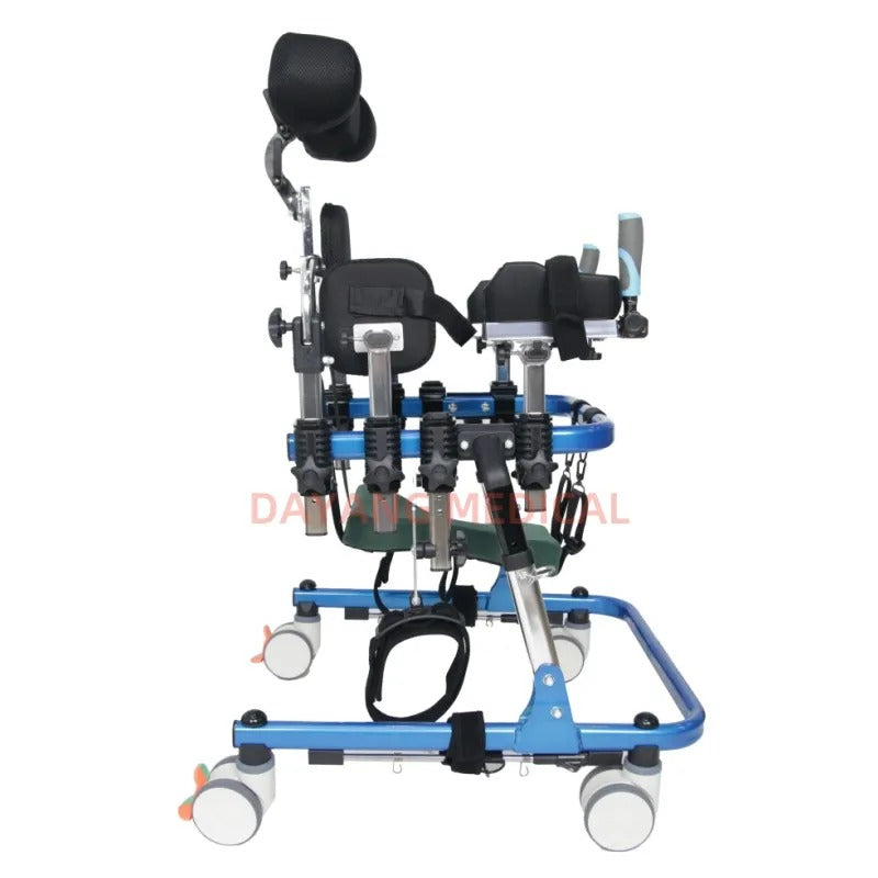 Andador plegable de aluminio para niños con parálisis cerebral