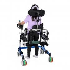 Andador plegable de aluminio para niños con parálisis cerebral