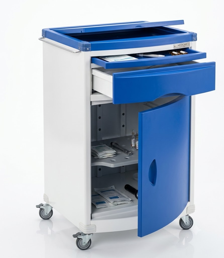Gabinete o carrito multiusos grado hospitalario