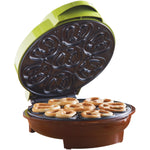 Mini máquina para hacer pretzels antiadherente, verde