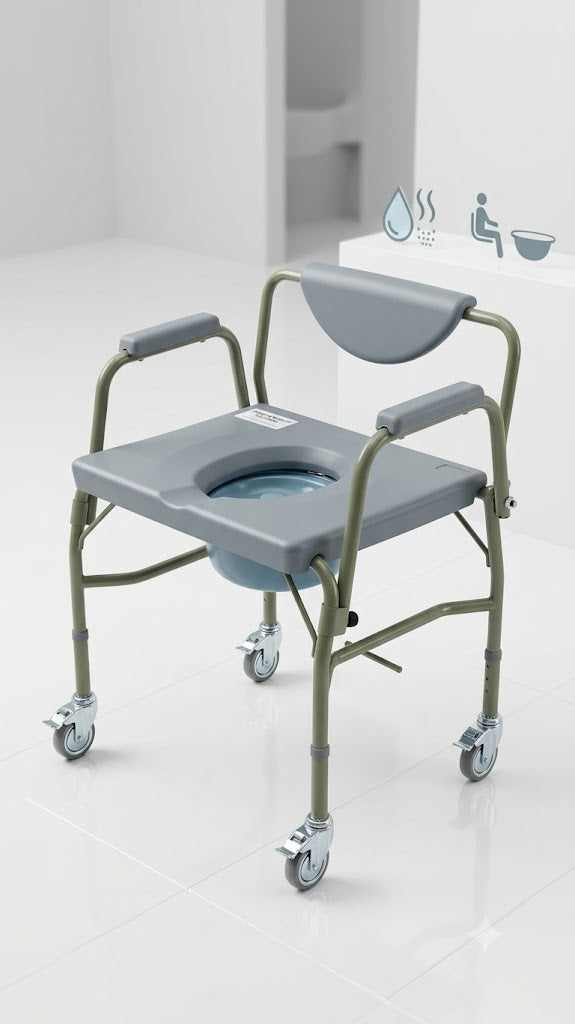 Baño Portátil ancho de 60 centimetros del asiento ajustable de altura