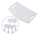Silla para Ducha con Respaldo y ajustable de altura