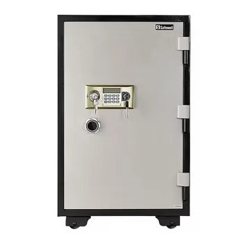 Caja fuerte con sistema digital y con llave y protección contra incendios