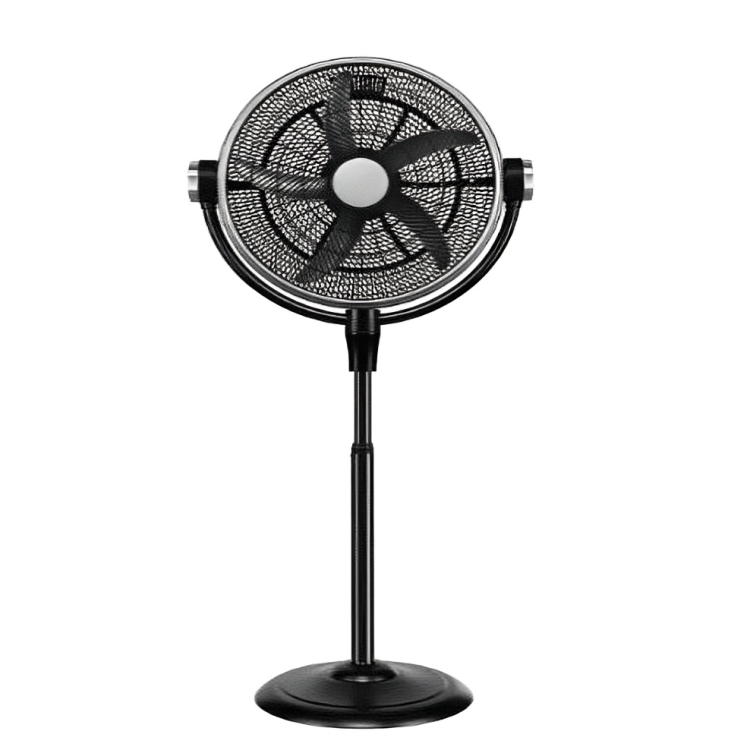 Ventilador de pedestal de 20" Negro